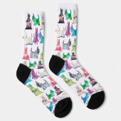 Chaussette Chaussettes Colorées Scottie (Droite)