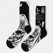 Chaussette Chaussettes Comics Horreur (Gauche)