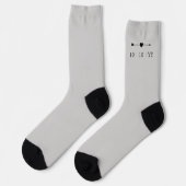 Chaussette Chaussettes commémoratives | Gris (Gauche)