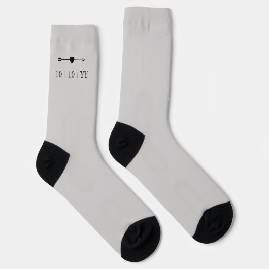 Chaussette Chaussettes commémoratives | Gris (Droite)