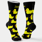 Chaussette Chaussettes Conception canard en caoutchouc jaune (Angulaire)