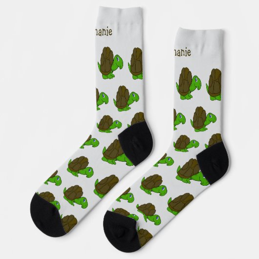 Chaussette Chaussettes Conception de tortue (Gauche)
