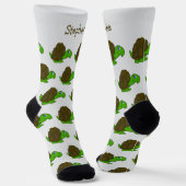 Chaussette Chaussettes Conception de tortue (Angulaire)