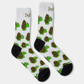 Chaussette Chaussettes Conception de tortue (Droite)