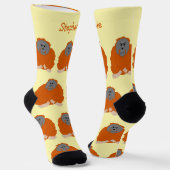 Chaussette Chaussettes Conception Orangoutan (Angulaire)