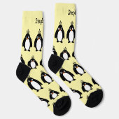 Chaussette Chaussettes conception pingouin (Droite)