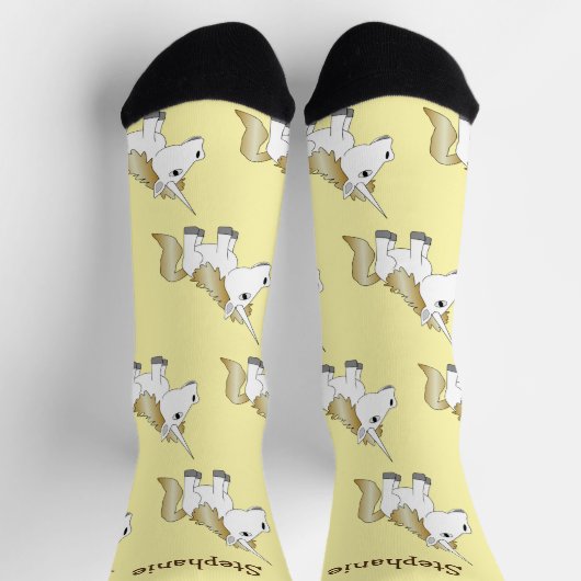 Chaussette Chaussettes Conception Unicorne (Haut)