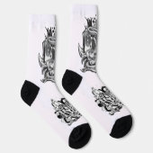 Chaussette Chaussettes confortables en coton - Élégantes et r (Droite)