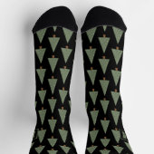 Chaussette Chaussettes cool pour hommes avec monogramme perso (Haut)