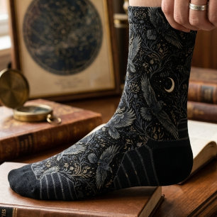 Chaussette Chaussettes Corbeau pour Papa ou Grand-Père