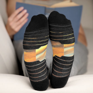 Chaussette Chaussettes coucher de soleil