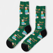 Chaussette Chaussettes Cozy Ginger Cat Mode Câlin (Gauche)