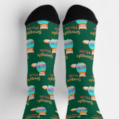 Chaussette Chaussettes Cozy Ginger Cat Mode Câlin (Haut)
