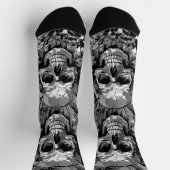 Chaussette Chaussettes crâne et os - Chaussettes crâniennes (Haut)