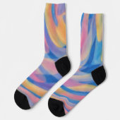 Chaussette Chaussettes Crazy Art Aquarelle (Gauche)