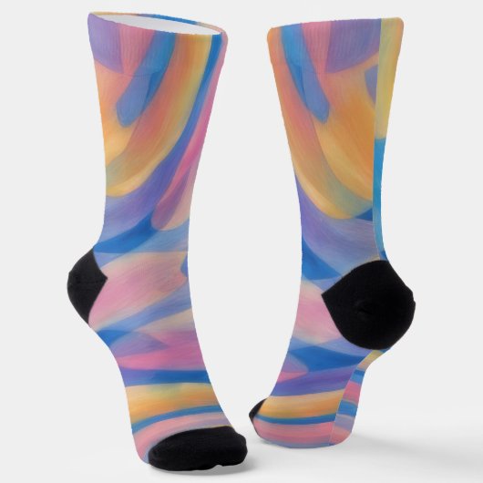 Chaussette Chaussettes Crazy Art Aquarelle (Angulaire)
