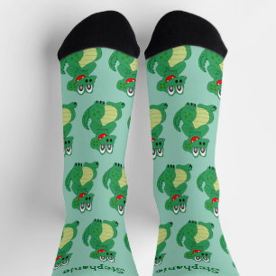 Chaussette Chaussettes Crocodile Design