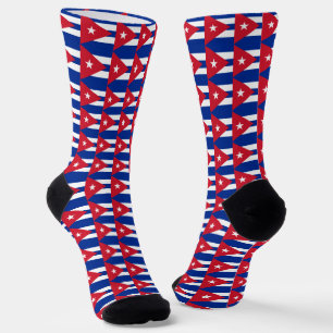 Chaussette Chaussettes Cuba, mode patriotique drapeau cubain