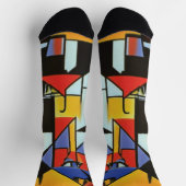 Chaussette Chaussettes Cubistes Abstraites (Haut)