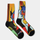 Chaussette Chaussettes Cubistes Abstraites (Droite)