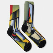 Chaussette Chaussettes Cubistes Zen Abstraites (Droite)