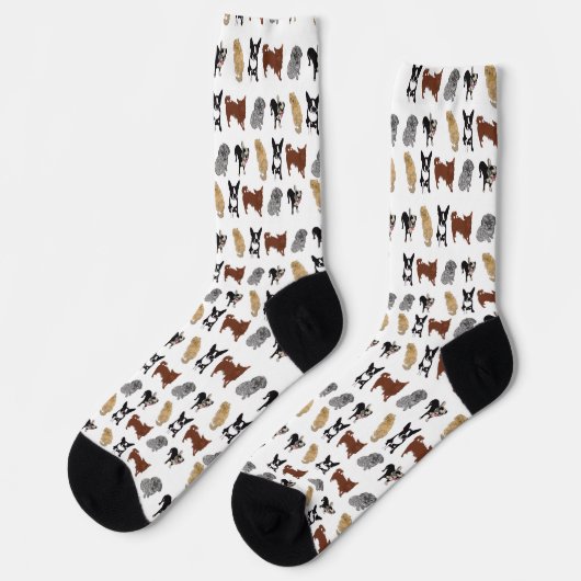 Chaussette Chaussettes Cute Pups Crew (Gauche)