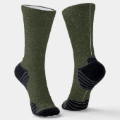 Chaussette Chaussettes d’équipage Moss Green Parties scintill (Angulaire)