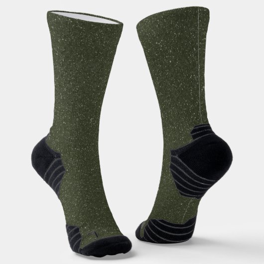 Chaussette Chaussettes d’équipage Moss Green Parties scintill (Angulaire)