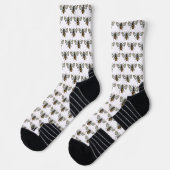 Chaussette Chaussettes d'abeilles au miel (Gauche)