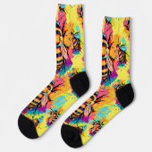 Chaussette Chaussettes d'abeilles mignonnes - Chaussettes d'a (Gauche)