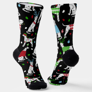 Chaussette Chaussettes Dalmatiennes de Noël