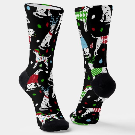 Chaussette Chaussettes Dalmatiennes de Noël (Angulaire)
