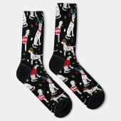 Chaussette Chaussettes Dalmatiennes de Noël (Droite)