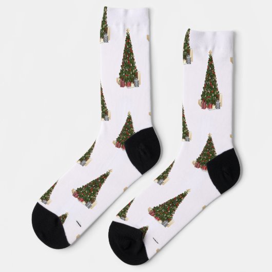 Chaussette Chaussettes d'arbre de Noël HAMbWG (Gauche)