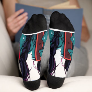 Chaussette Chaussettes d'art de fille d'automne – Cadeau esth