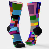 Chaussette Chaussettes d'art moderne (Angulaire)