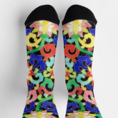 Chaussette Chaussettes d'art vintage de style Motif (Haut)