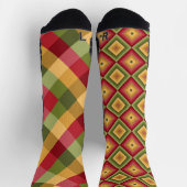 Chaussette Chaussettes D'Athlétisme Amusantes, Coloré Fâcheux (Haut)