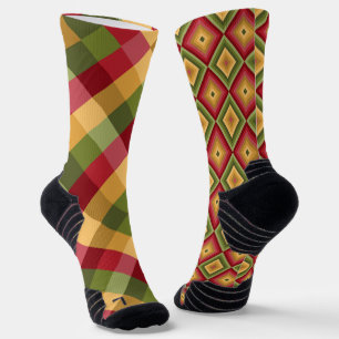 Chaussette Chaussettes D'Athlétisme Amusantes, Coloré Fâcheux