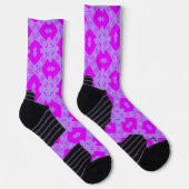 Chaussette Chaussettes d'athlétisme noir et pourpre (Droite)