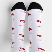 Chaussette Chaussettes d'avion du Pôle Nord (Haut)