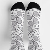 Chaussette Chaussettes de Badminton - Raquette de Badminton - (Haut)