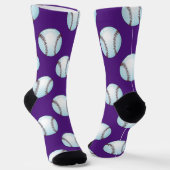 Chaussette Chaussettes de baseball dans les couleurs de l'équ (Angulaire)