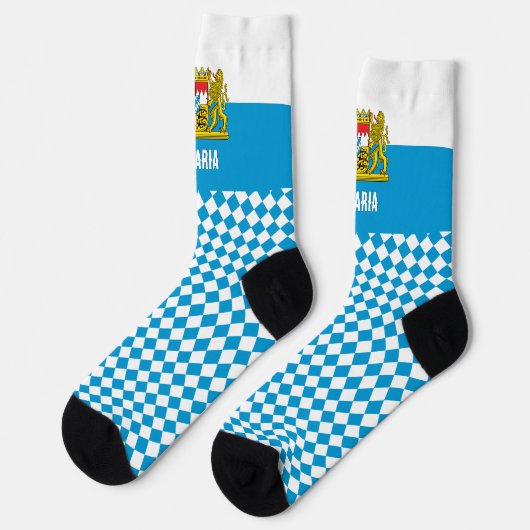 Chaussette Chaussettes de Bavière, drapeau bavarois mode / sp (Gauche)