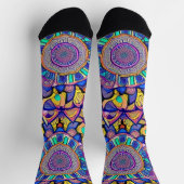 Chaussette Chaussettes de bijoux Mandala (Haut)