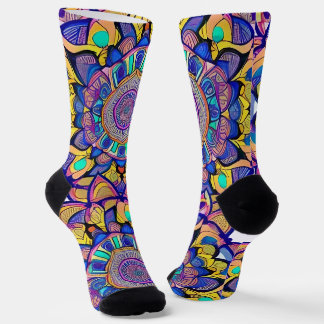 Chaussette Chaussettes de bijoux Mandala