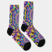 Chaussette Chaussettes de bijoux Mandala (Droite)
