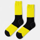 Chaussette Chaussettes de blocs de couleur - Jaune (Gauche)