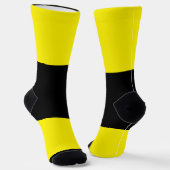 Chaussette Chaussettes de blocs de couleur - Jaune (Angulaire)
