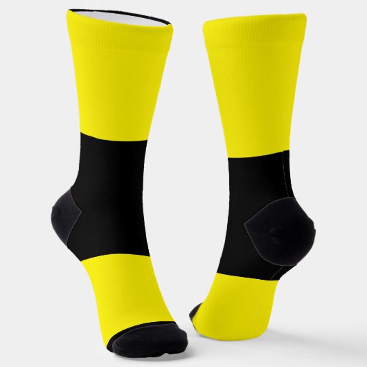 Chaussette Chaussettes de blocs de couleur - Jaune (Angulaire)